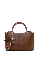 Women's Brown Long Strap Accessorized Shoulder Bag | Derimod