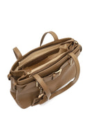 Women's Brown Long Strap Shoulder Bag with Accessories | Derimod