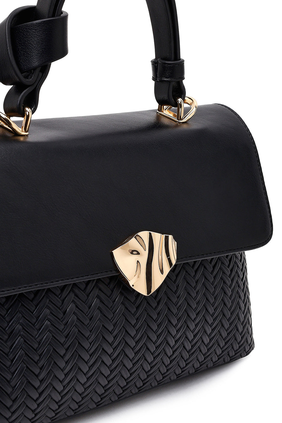 Women's Black Long Strap Classic Shoulder Bag