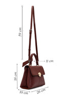 Women's Brown Long Strap Classic Shoulder Bag | Derimod