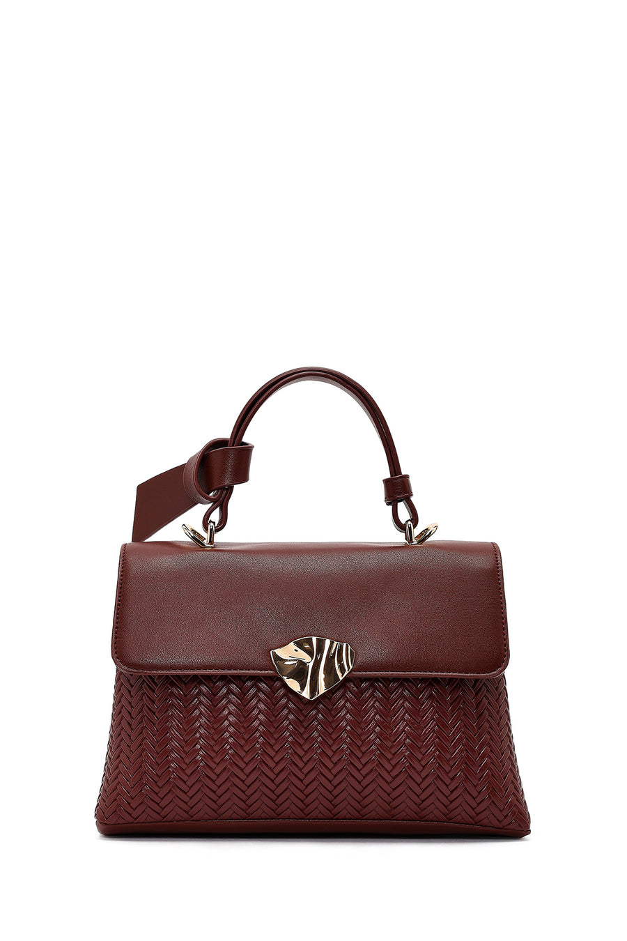 Women's Brown Long Strap Classic Shoulder Bag