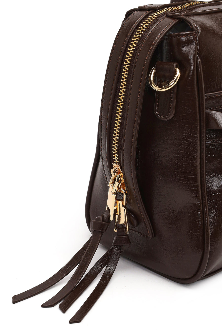 Women's Brown Long Strap Shoulder Bag