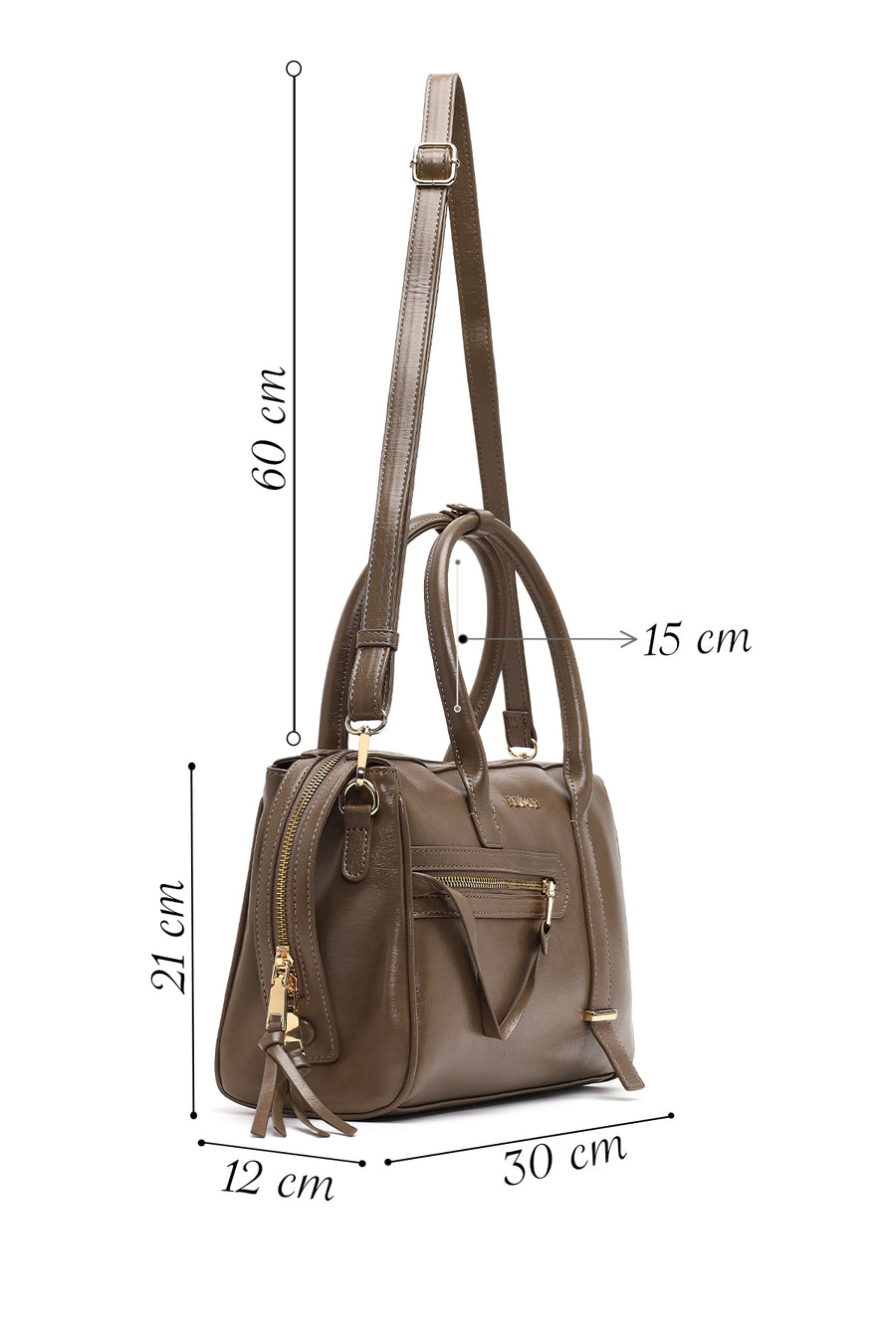 Women's Mink Long Strap Shoulder Bag