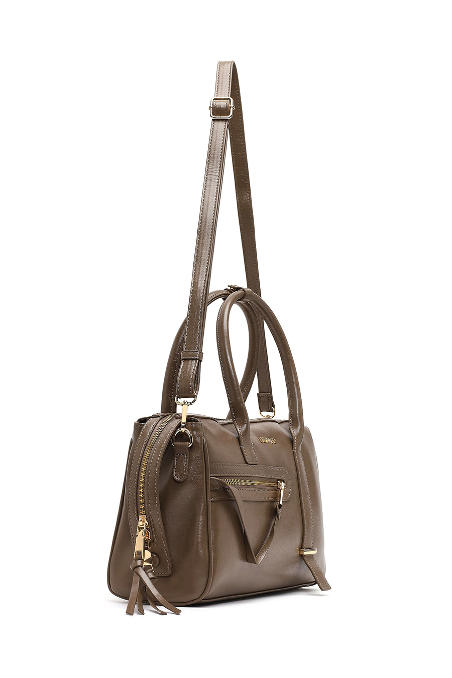 Women's Mink Long Strap Shoulder Bag