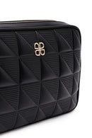Women's Black Long Strapped Printed Crossbody Bag | Derimod