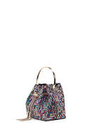 Women's Colorful Embellished Mini Evening Dress Shoulder Bag | Derimod