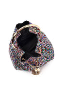 Women's Colorful Embellished Mini Evening Dress Shoulder Bag | Derimod