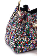 Women's Colorful Embellished Mini Evening Dress Shoulder Bag | Derimod
