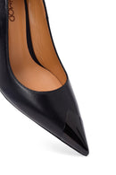 Kadın Siyah İnce Topuklu Deri Stiletto | Derimod