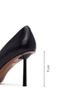 Kadın Siyah İnce Topuklu Deri Stiletto | Derimod
