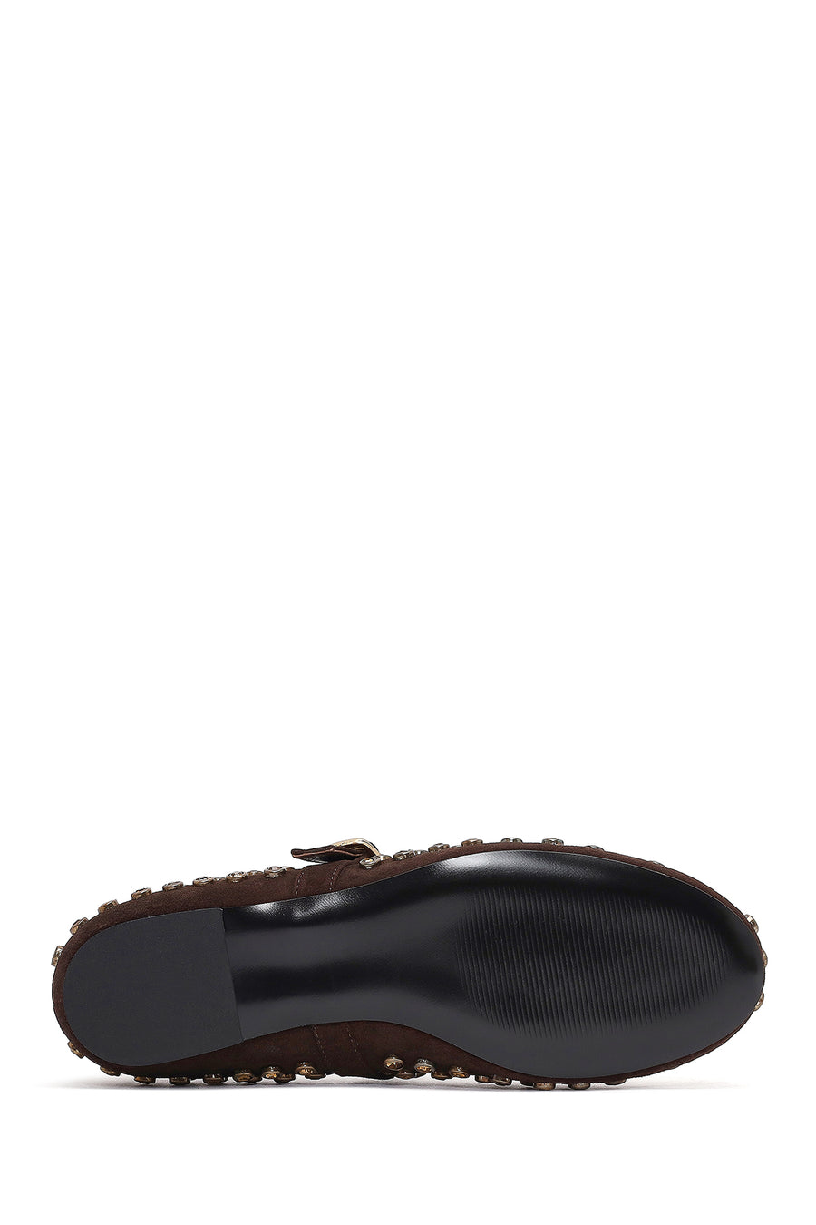 Women's Brown Stone Leather Ballet Flat