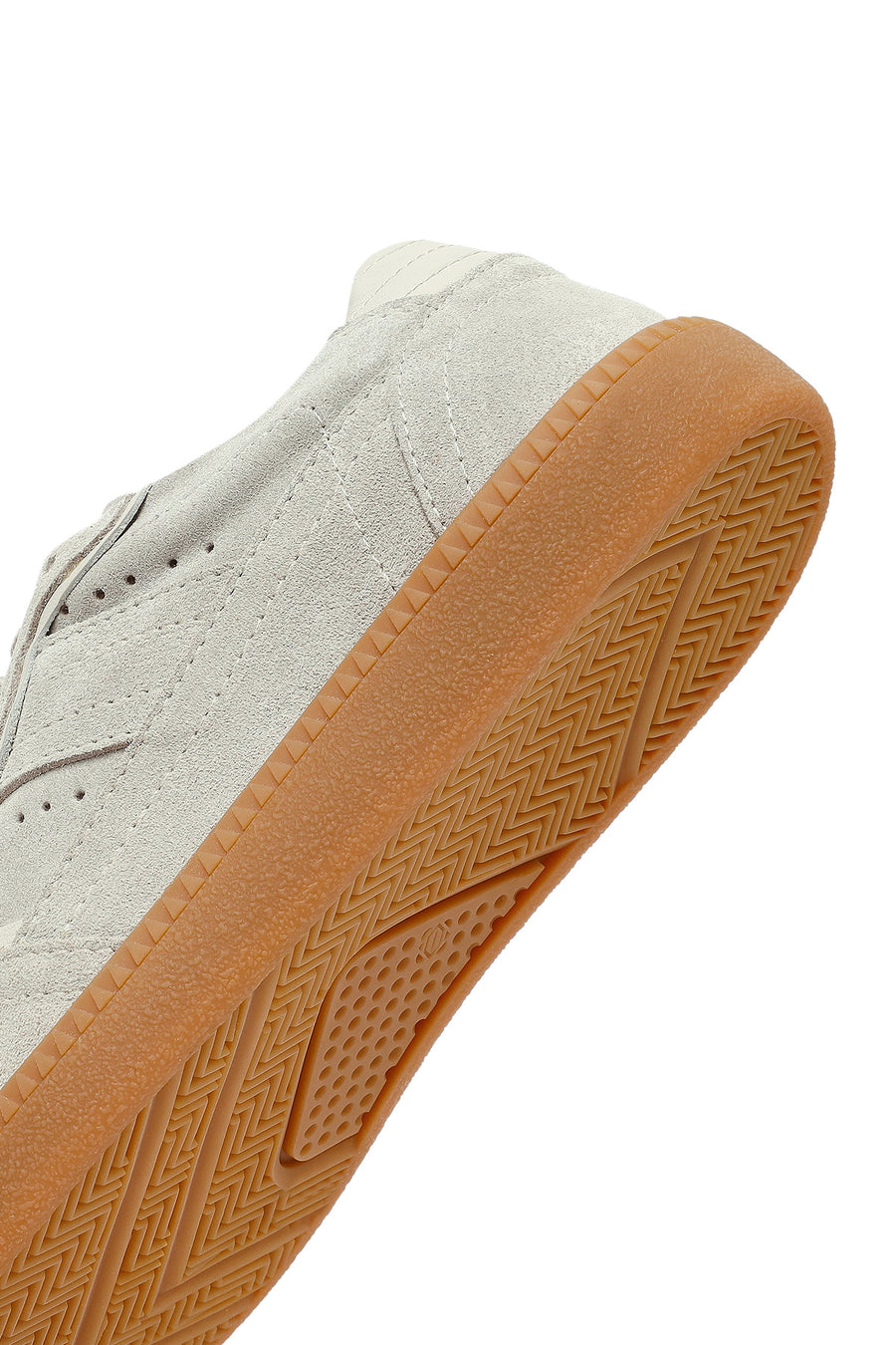 Woman Beige Laced Suede Leather Sneakers