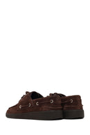 Women's Brown Lace-Up Suede Leather Casual Shoes | Derimod