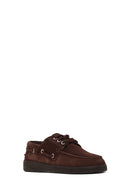 Women's Brown Lace-Up Suede Leather Casual Shoes | Derimod