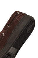 Women's Brown Lace-Up Suede Leather Casual Shoes | Derimod