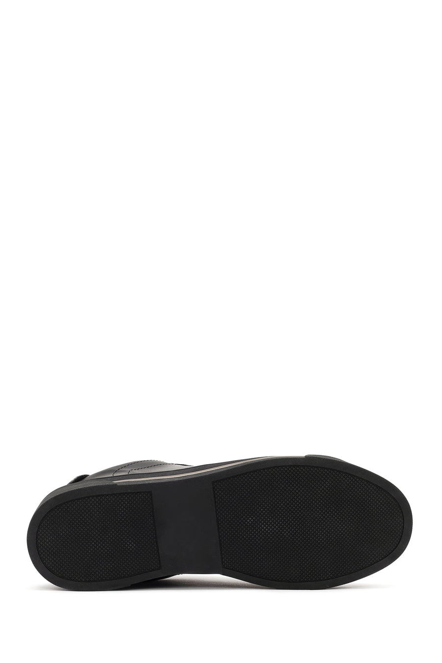 Kadın Siyah Bağcıklı Taşlı Sneaker