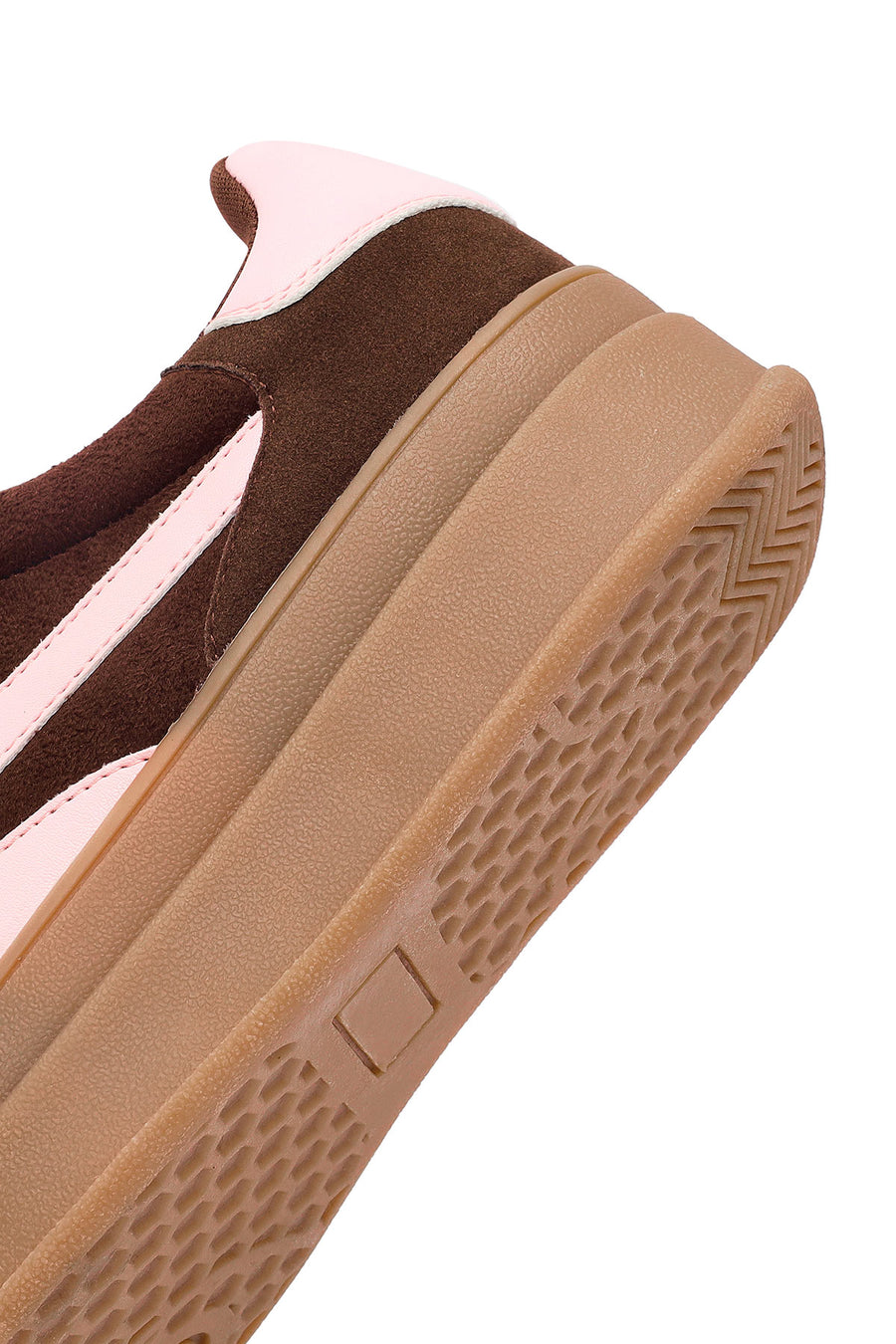 Kadın Kahverengi Bağcıklı Kalın Tabanlı Sneaker