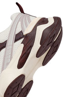 Women's Burgundy Lace-Up Thick-Soled Sneaker | Derimod