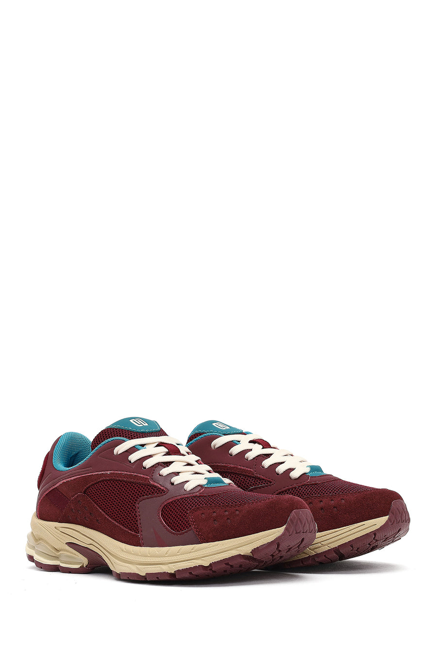 Derimod Studio Kadın Bordo Bağcıklı Kalın Tabanlı Sneaker