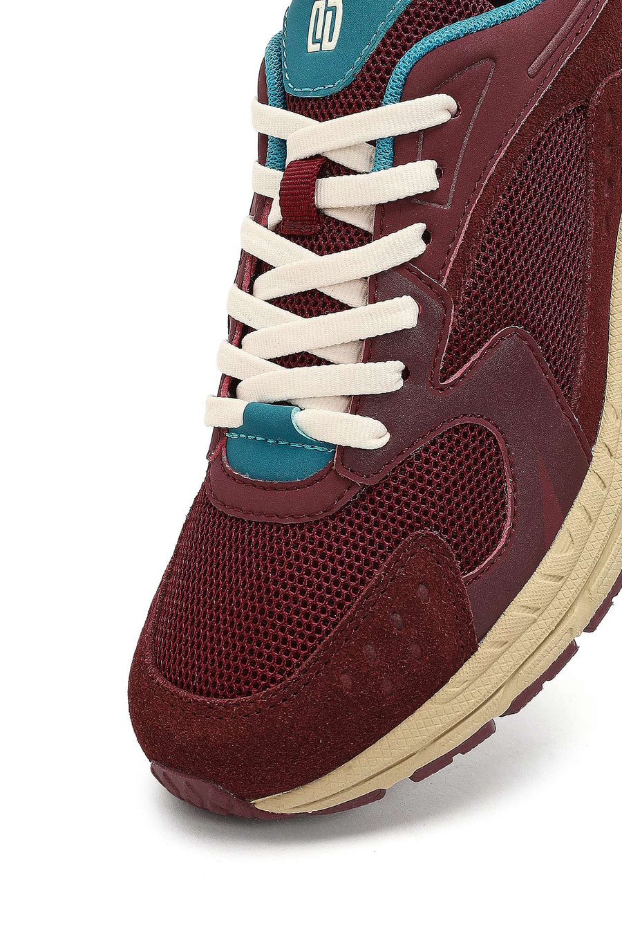 Derimod Studio Kadın Bordo Bağcıklı Kalın Tabanlı Sneaker