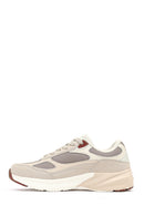 Women's Beige Lace-Up Thick-Soled Sneaker | Derimod