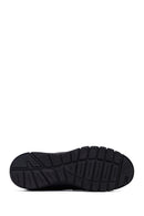 Woman Black Stone Detail Leather Comfort Shoes | Derimod