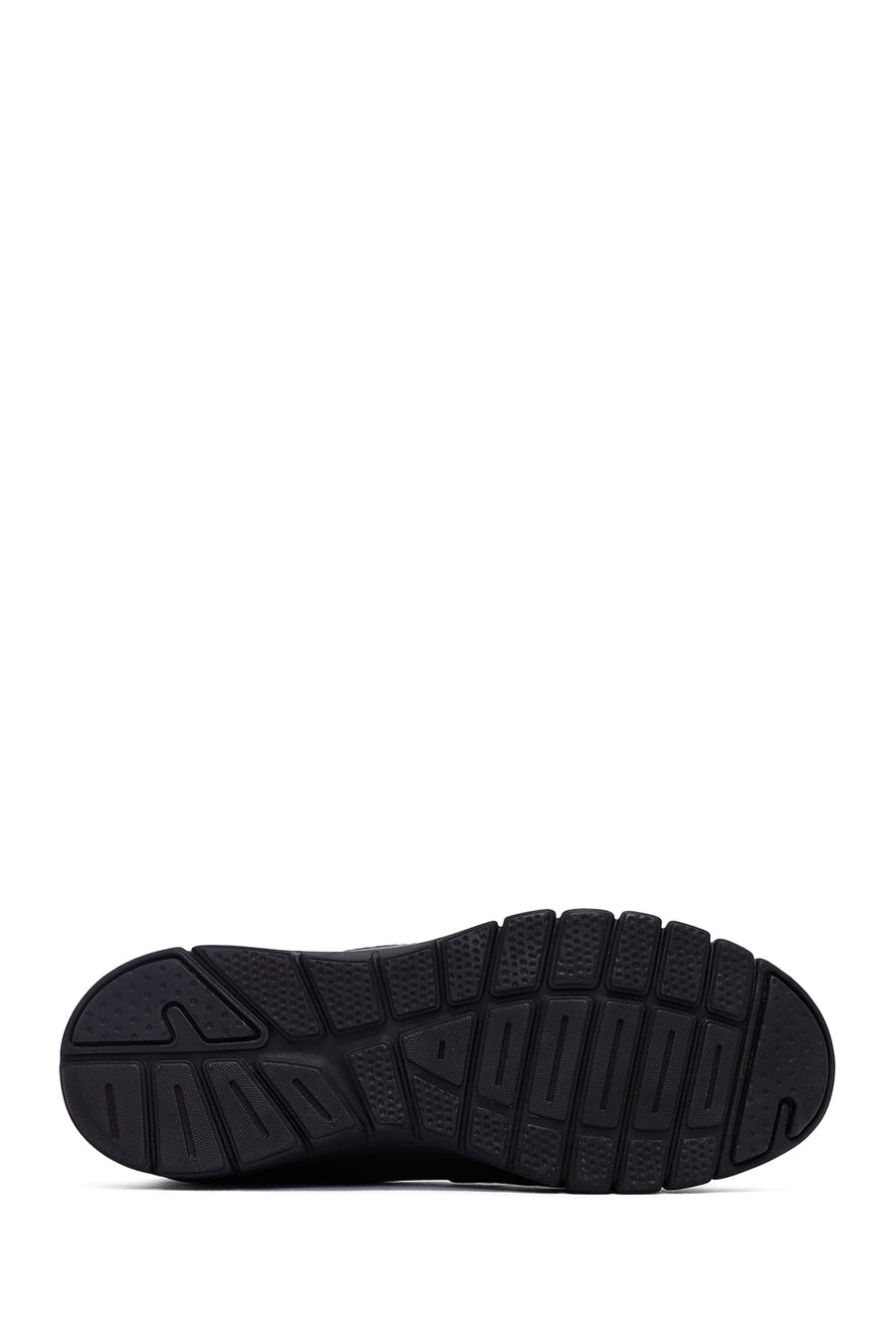 Woman Black Stone Detail Leather Comfort Shoes