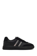 Women's Black Lace-Up Thick-Soled Sneaker | Derimod
