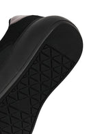 Women's Black Lace-Up Thick-Soled Sneaker | Derimod