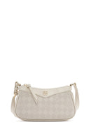 Women's Cream Printed Crossbody Bag | Derimod