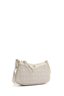 Women's Cream Printed Crossbody Bag | Derimod