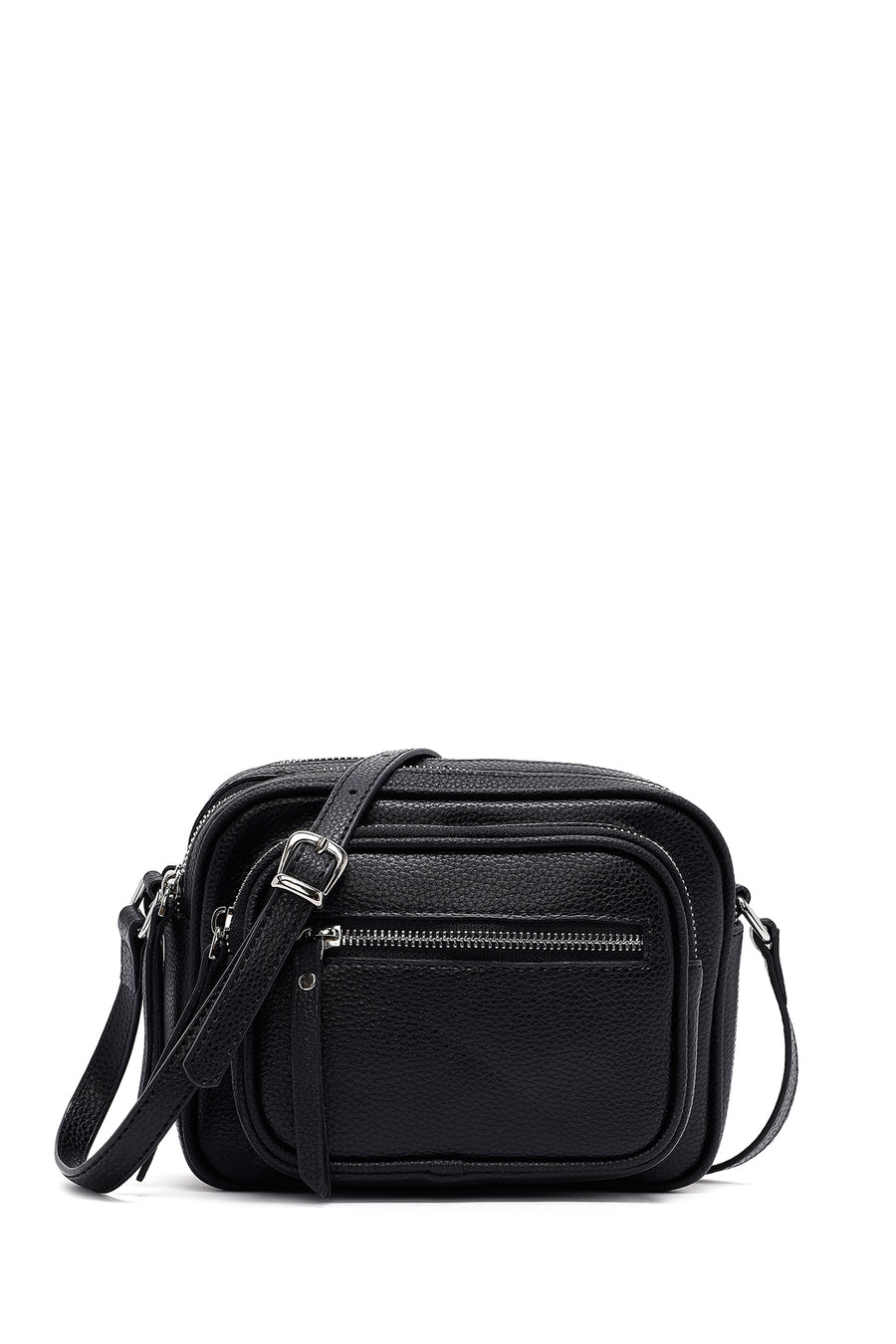 Women's Black Long Strap Crossbody Bag 25SBD2019FT | Derimod