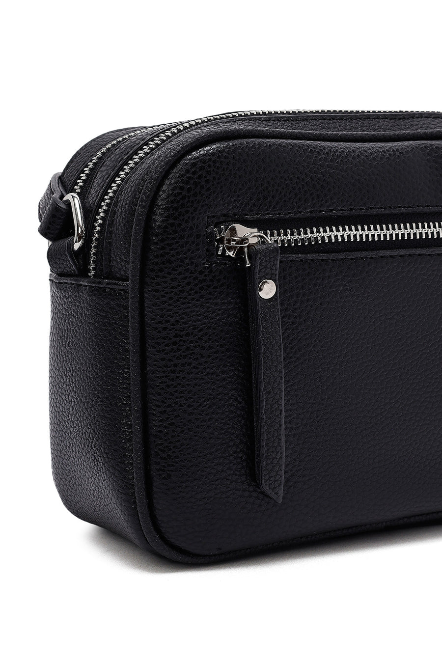 Women's Black Long Strap Crossbody Bag