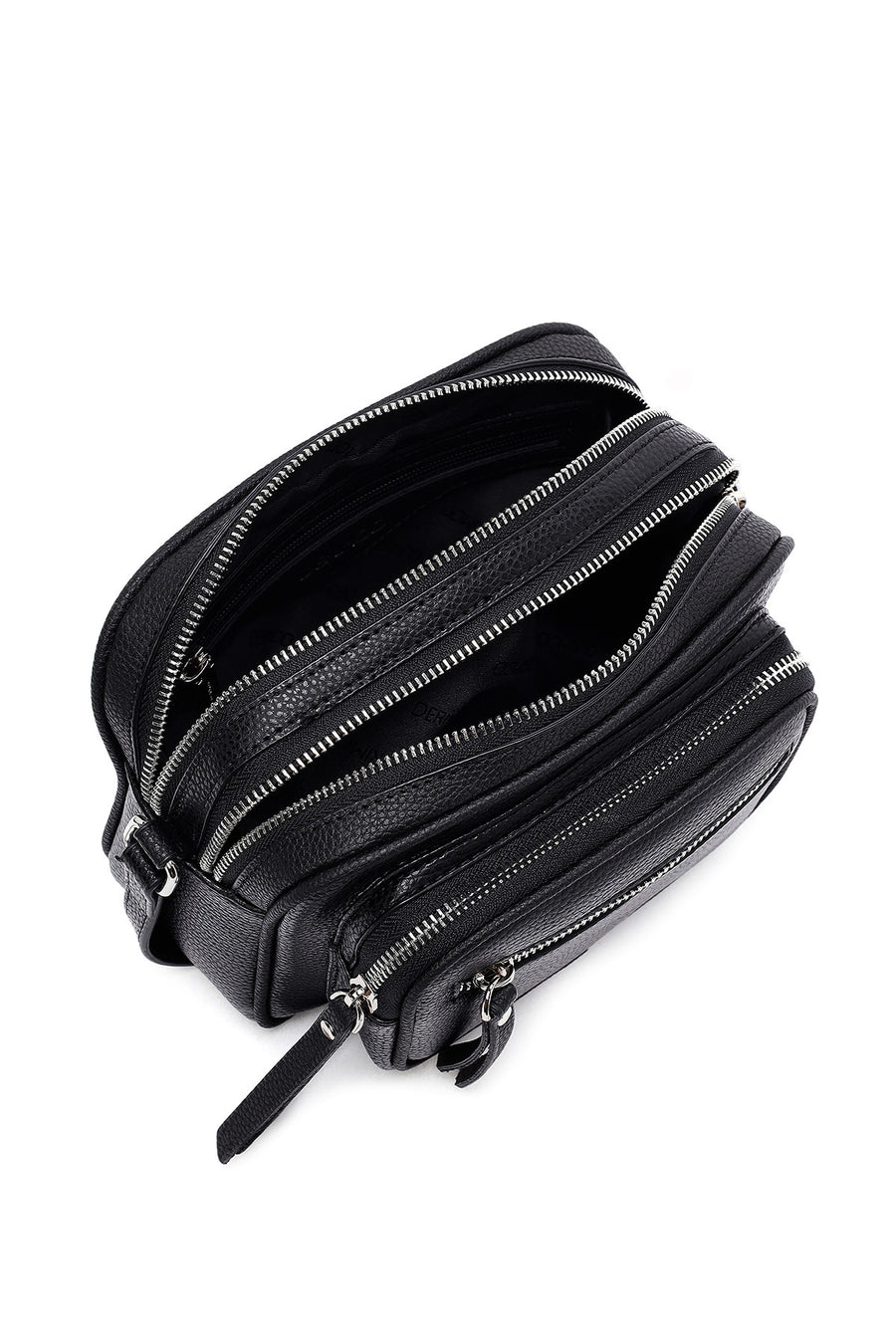 Women's Black Long Strap Crossbody Bag
