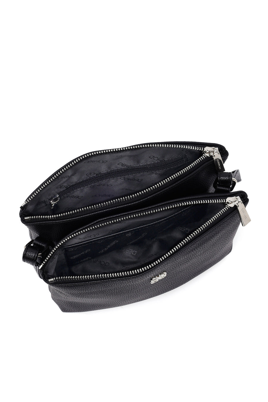 Women's Black Classic Crossbody Bag