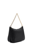 Women's Black Long Strap Quilted Crossbody Bag | Derimod