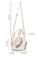 Women's Cream Long Strap Classic Handbag | Derimod
