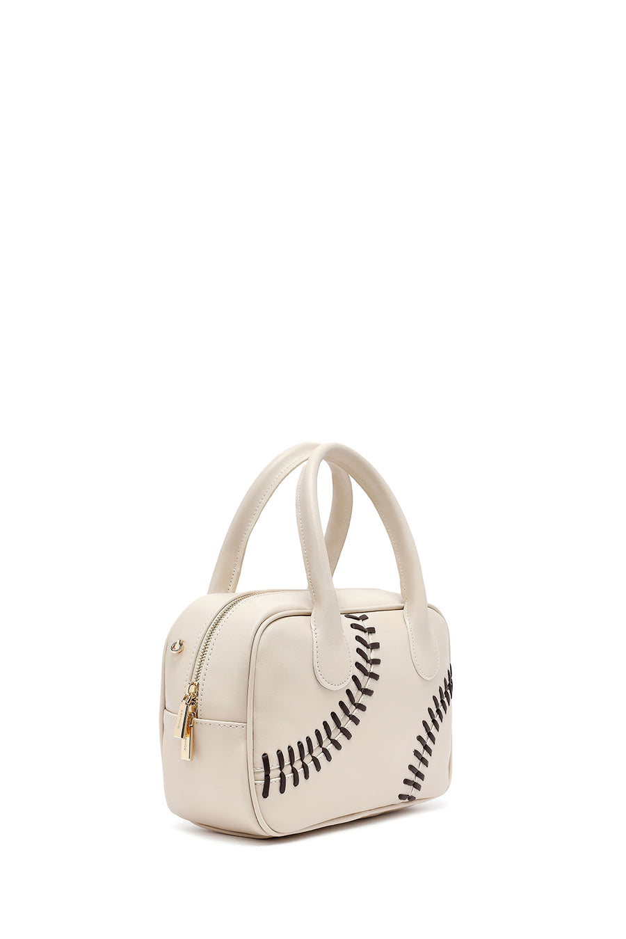 Women's Cream Long Strap Classic Handbag