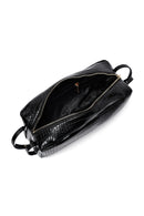 Women's Black Crocodile Patterned Shoulder Bag | Derimod
