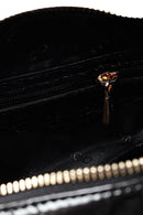 Women's Black Crocodile Patterned Shoulder Bag | Derimod