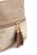 Women's Beige Long Strap Accessory Crossbody Bag | Derimod