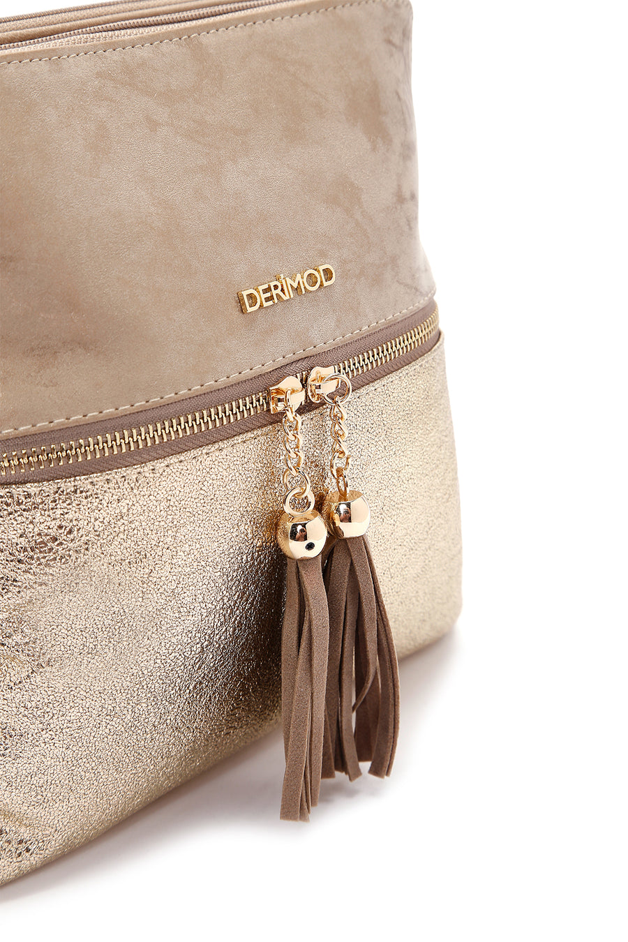 Women's Beige Long Strap Accessory Crossbody Bag