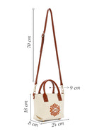 Kastamonu Stone Print Women's Brown Long Strap Patterned Mini Handbag | Derimod
