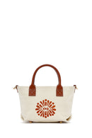 Kastamonu Stone Print Women's Brown Long Strap Patterned Mini Handbag | Derimod