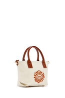 Kastamonu Stone Print Women's Brown Long Strap Patterned Mini Handbag | Derimod