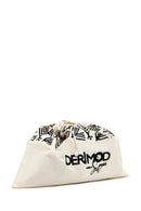Kastamonu Stone Print Women's Black Long Strap Patterned Fabric Shoulder Bag | Derimod