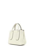 Women's Cream Long Strap Classic Leather Handbag | Derimod