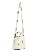 Women's Cream Long Strap Classic Leather Handbag | Derimod