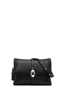 Woman Black Long Strap Leather Crossbody Bag | Derimod
