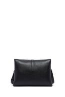 Woman Black Long Strap Leather Crossbody Bag | Derimod